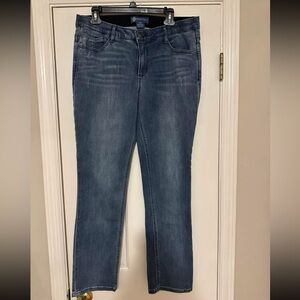Democracy Blue Straight Leg Jeans Classic Denim